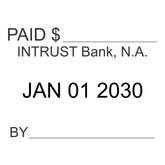 INTR01T | Bond Redemption Die Plate Dater